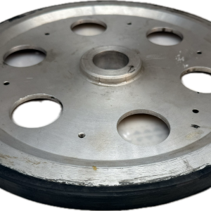 Vulcanizat, cauciucare roată tragere cablu electric D350x20 mm.