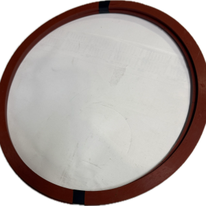 Garnitură din cauciuc siliconic de temperatura pentru capac oala  349x315x6.5mm, Material MVQ 50-70 FDA, set 2 buc, pret pe set.