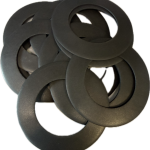 Garnituri din teflon grafitat pentru piston fi 75 x fi 45 x 1 mm, set 12 buc, pret pe set.