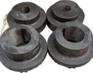 Cuplaje pentru pompe de irigații H-FLEX 200 cu alezaje, canale de pana si blocaj pe pana, 2 seturi complete.