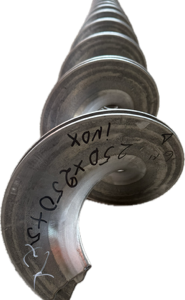 Spire snec din otel Φ 250 x 250 x 60 x 8 RIGHT x 3000 mm, set 2 buc, pret pe set.