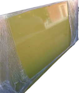 Placa sticlotextolit ( S672 )  25x1000x1000 mm, galben, 106 kg.