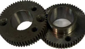 Fabricatie roti dintate M1, Z59, D62mm, cu gat si gauri de fixare, pret pe bucata.