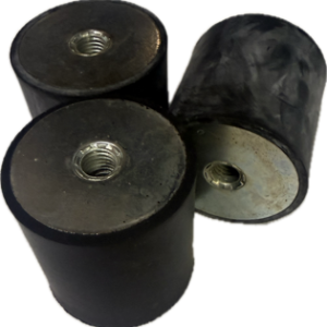 Amortizor tip 3 50X50 M10X10 55 Shore A , pret pe set de 3 buc