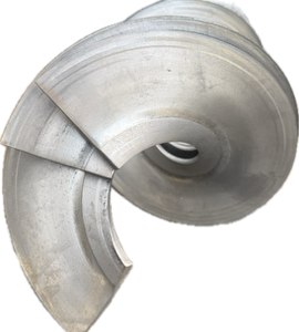Spira snec 180x180 x 48 x6 mm la baza 3 mm la virf, lungime 3m.