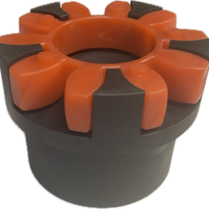 Element elastic 75/90 roșu shore 98 A și semicuplaj 75/90 tip A TRASCO