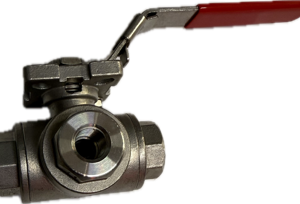 Robinet inox cu  3 cai , THD, G1/4"