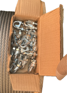 Brida cablu 12mm DIN 741, set 12 buc