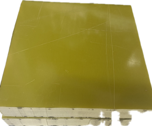 Placa sticlotextolit galben 30x155x155 mm , pret pe bucata